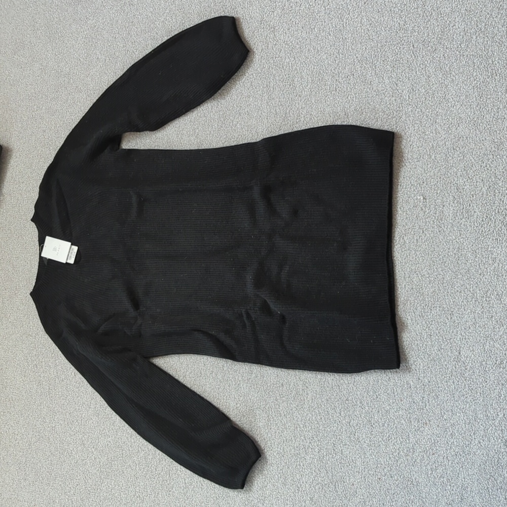 Uniqlo Balloon Sleeve Wool Blend Dress